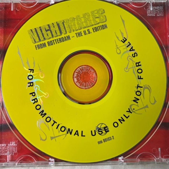Nighmares From Rotterdam US Edition Techno Audio Music CD 1999 u 18 Tracks - Picture 3 of 3